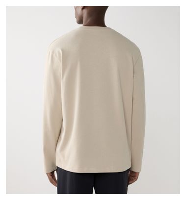 Maglietta a maniche lunghe Haglöfs beige da uomo