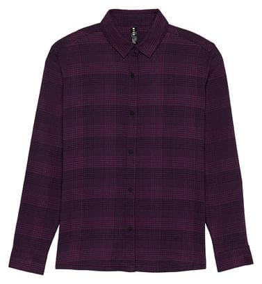 Fox Survivalist Donna Camicia a maniche lunghe Nero/Purple