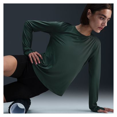 Maillot manches longues Nike One Classic Vert Femme