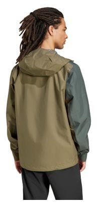 Veste adidas Terrex 2 5 couches Multi Rain.Rdy Khaki Homme