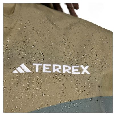 adidas Terrex 2.5-layer Multi Rain.Rdy Khaki Jas voor heren