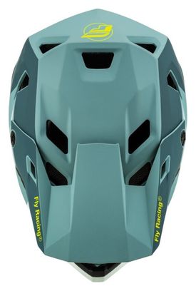 Casco Fly Racing Rayce Azul Mate Piedra/Hi-Vis