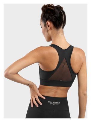 Brassière sport - Maintien élevé Fitness Femme Squat Black Noir