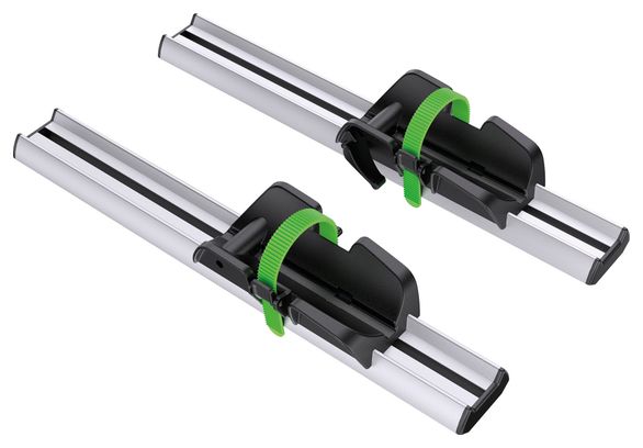 Porte-Vélos sur Boule d'Attelage E-TREK pour 2 vélos électriques - Système de Sécurité - Châssis Acier/Aluminium - 30kg/rail