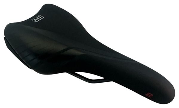 Selle Royal Mach 2 - Selle Vélo Confort Noir - Unisexe - Fabriquée En Italie