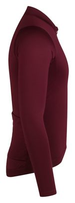 Maillot Manches Longues Rapha Pro Team Midweight Bordeaux Homme
