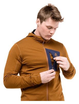 Mountain Equipment Lumiko con cappuccio Polar Brown Uomo