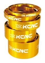 <strong>Kit de gestión KCNC Distanciadores Alu LIGHT</strong> 1'' 1/8 <strong>Oro 3</strong> /5/10/14/20 mm