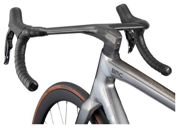 BMC Teammachine SLR 01 Three racefiets met Shimano Ultegra Di2 12-speed, 700 mm, zilver/grijs, 2027