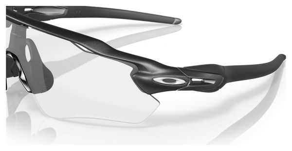 Oakley Radar EV Path Clear To Black Iridium Photochromic Goggles - Steel / Ref: OO9208-13