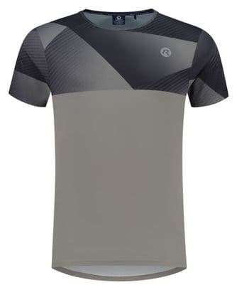 T-Shirt De Sport Manches Courtes Rogelli Rush - Homme - Taupe