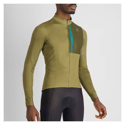 Maglia a maniche lunghe Sportful Supergiara Thermal Khaki