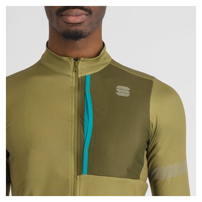 Maglia a maniche lunghe Sportful Supergiara Thermal Khaki