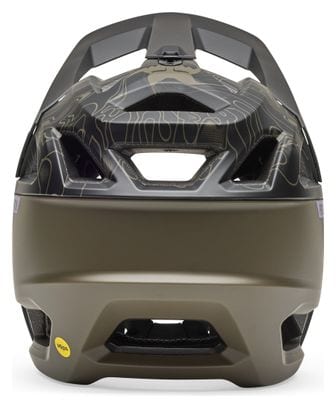 Fox Proframe Frequency Khaki/Zwart Integraal Helm