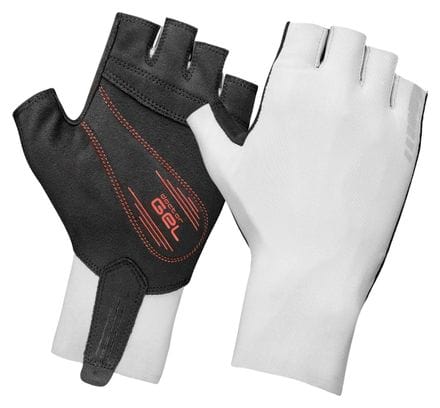 Gants courts GripGrab Aero TT RaceDay Time Trial Blanc