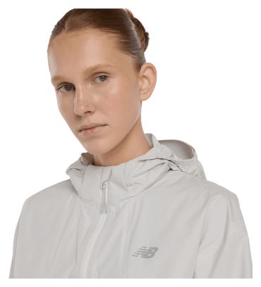 Giacca impermeabile New Balance RC Waterproof Grigio Donna