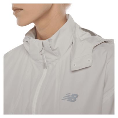 Giacca impermeabile New Balance RC Waterproof Grigio Donna