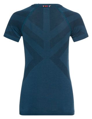 Tee-shirt Manches Courtes Odlo Kinship Light Bleu Femme