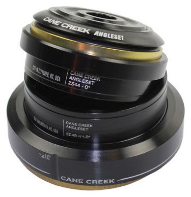 CANE CREEK Headset Angleset Semi Integrated/External 49mm Tapered Black