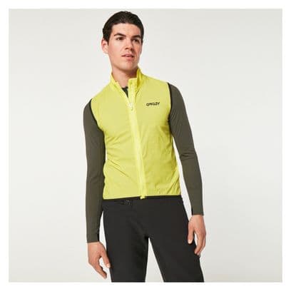 Oakley Elements Sulphur Yellow Windbreaker Mouwloos Vest