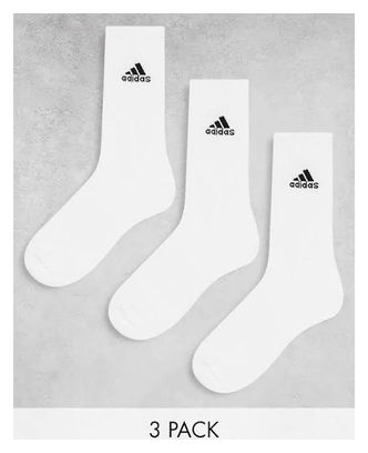 adidas Performance Sportswear Crew Sokken x3 Unisex Wit