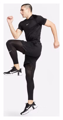 Nike Pro Kurzarm Trikot Schwarz Herren
