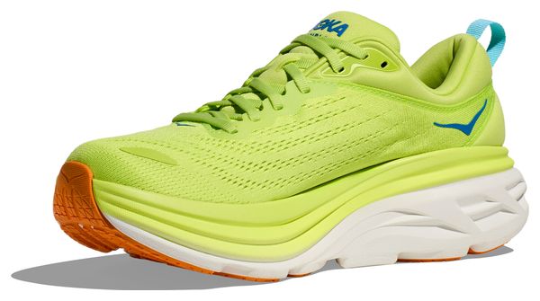 Hoka Bondi 8 Verde / Blu / Arancione Scarpe da corsa da uomo