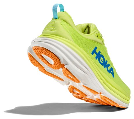 Hoka Bondi 8 Verde / Blu / Arancione Scarpe da corsa da uomo