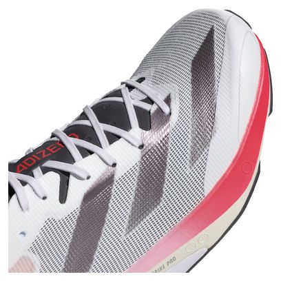 Chaussures Running adidas Adizero Adios 8 Blanc/Rouge Homme