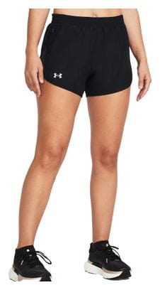 Pantaloncini neri Under Armour Fly By 3 Donna