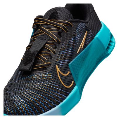 Nike Metcon 9 AMP Trainingsschuh Blau/Gold Damen