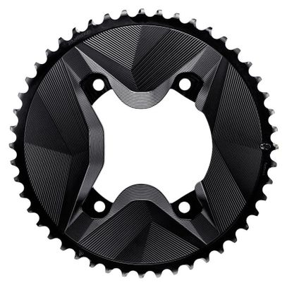Plateaux Alugear Rond Aero Asymétrique Shimano GRX 11/12 Vitesses Noir
