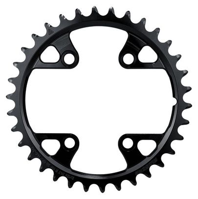 Plateaux Alugear Rond Aero Asymétrique Shimano GRX 11/12 Vitesses Noir