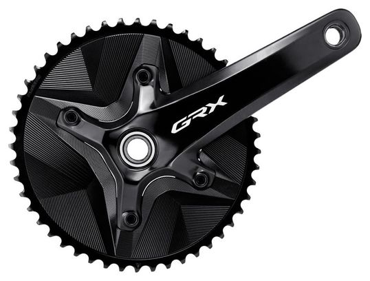 Plateaux Alugear Rond Aero Asymétrique Shimano GRX 11/12 Vitesses Noir