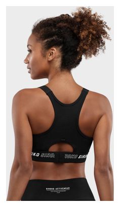 Brassière sport - Maintien élevé Fitness Femme Cardio Black Noir