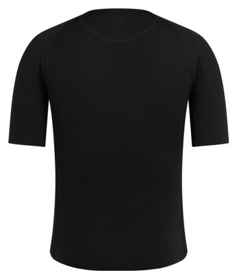 Baselayer Kurzarm Rapha Merino Schwarz Mann