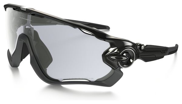 Oakley Jawbreaker Clear To Black Iridium Photochromic Lenses - Polished Black Frame / Ref: OO9290-14