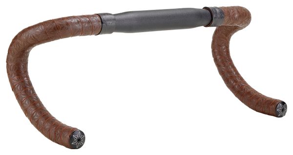 Supacaz Super Sticky Kush Gravel Bar Tape Coffee Brown with Bar Plugs