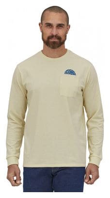 T-Shirt Manches Longues Patagonia L/S Maintain Momentum Pocket Homme Blanc
