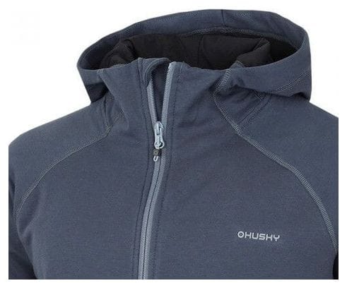 Sweat Husky Anah m pour homme avec capuche et fermeture éclair-Anthracite