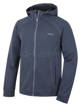 Sweat Husky Anah m pour homme avec capuche et fermeture éclair-Anthracite