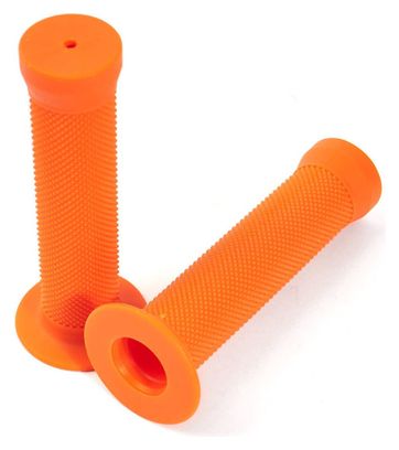 Poignees BMX diamond orange avec bride 130mm KHEbikes