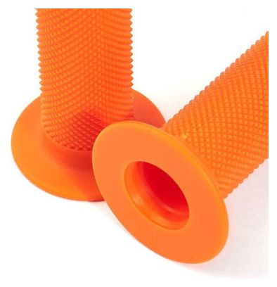 Poignees BMX diamond orange avec bride 130mm KHEbikes