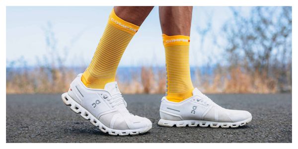 Compressport Pro Racing Socks v4.0 Run High Yellow Citrus