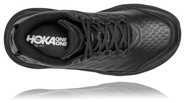 Hoka Bondi SR Leather Black Men's