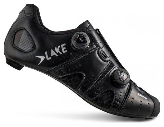 Lake CX241-X Road Shoes Black/Silver Large Version