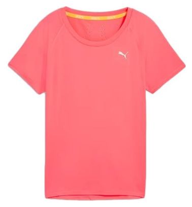 Maillot manches courtes Puma Run Cloudspun Rose Femme