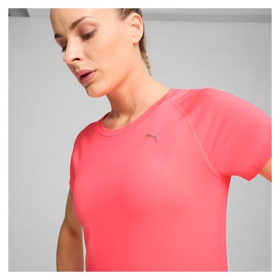 Puma Run Cloudspun Kurzarm Trikot Rosa Damen