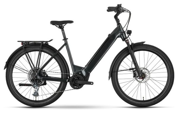 VTC Électrique Raymon TourRay E 8.0 SE Wave Sram GX 12V 630Wh 27.5'' Gris 2024