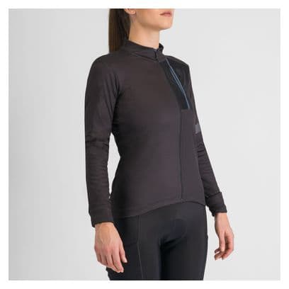 Sportful Camiseta de manga larga Supergiara Thermal Mujer Negra